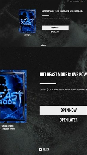 NHL 26 HUT Beast Mode 81 OVR Power-Up Player Choice Pack opening (PS5) #nhl26hut #nhl26 #nhl