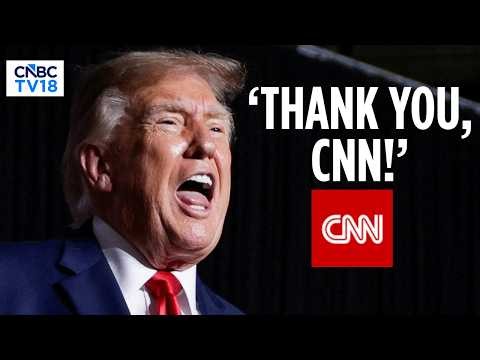 WATCH: Donald Trump Plays CNN Clip At Rally Despite White House Feud With Network | N18G