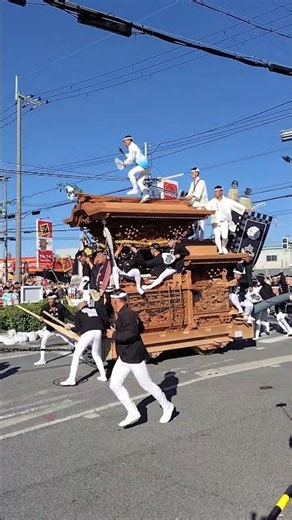 2026年 堺市 八田荘だんじり祭り 新道パレード（東堀上町）