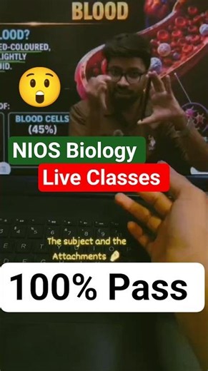 NIOS Biology New Syllabus Details! ✅Exam Pattern 2026 🔥