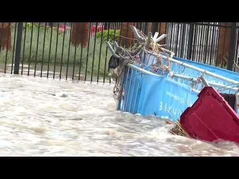 Tropical Storm Rachel causes flooding on the Las Vegas strip