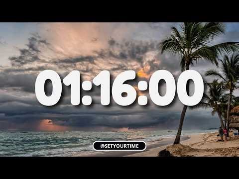 1 Hour 16 Minute Countdown Timer 🇩🇴 | Dominican Republic Focus Timer with The Britons Music