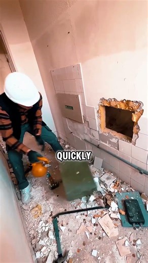 This Worker Found a Hidden Safe Inside the Wall 😳#shorts