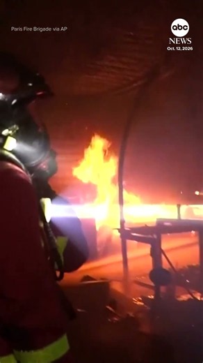 'Violent' fire destroys Enfants Rouges food market in Paris, officials say