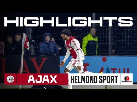 Paulo Da Silva scores on his debut ✨| Highlights Jong Ajax - Helmond Sport | Keuken Kampioen Divisie