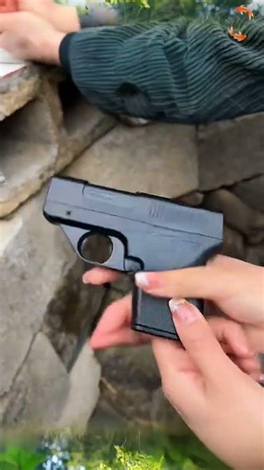 1️⃣ Best creative gift ideas - Gun Shape Secret Storage Jet Flame Lighter ( # 2456 ) ‪