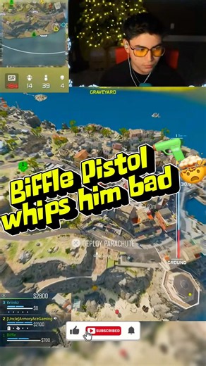 Pistol only, no problem 😎BIFFLE IS HIM 🤯