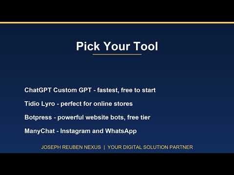 Build an AI Chatbot WITHOUT Code | No-Code Tutorial 2026 (Step by Step)