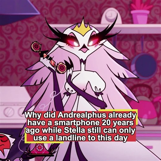Why did Andrealphus already have a smartphone 20 years ago, while Stella still can only use a landline to this day#tiktokscaryhorrorcontest#HelluvaBoss#Andrealphus#Stella#cartoon#usa#fyp#foryou