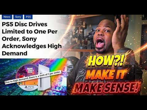 Sony ENDS Physical Gaming BUT, Their PS5 Disc Drives are SELLING OUT?!