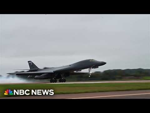 U.S. bombers scrambled out of U.K. airbase after threats