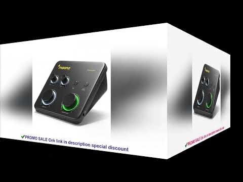MAONO USB Audio Interface for PC,XLR Input 24-bit/192kHz Routing Software LOOPBACK ASIO for Recordin