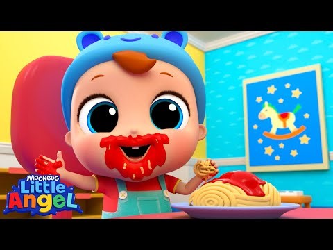 National Spaghetti Day 🍝 So Yummy | Fun Sing Along Songs by @LittleAngel Playtime