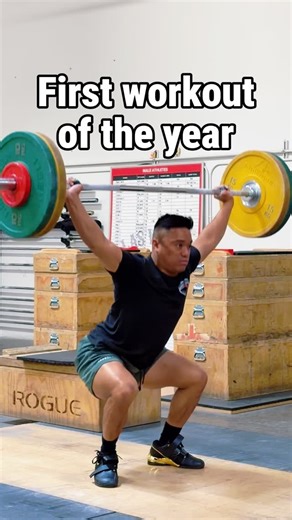 Lourence Cabantog | Olympic Weightlifting Coach on Instagram: "First workout of the year. Not about maxing out. Not about proving anything. It’s about showing up and setting the tone for the next 365 days. Consistency is what actually moves the needle in Olympic weightlifting—stacking solid sessions, respecting the process, and trusting that small wins compound over time. One workout doesn’t make you great, but a year of showing up does. Today is the reminder: Train with intent. Stay patient. Do