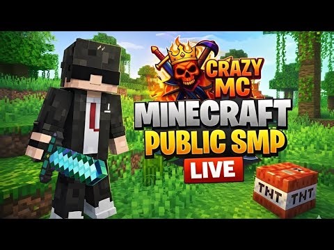 🔴 LIVE Minecraft Public SMP | Java + Bedrock | Free To Join 😱#live #smp #minecraft