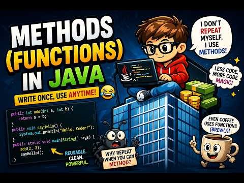 Methods in Java (Functions) – Complete Beginner to Intermediate Guide | DAY 8