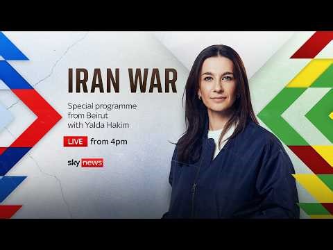 Yalda Hakim live from Beirut for a Sky News Iran war special