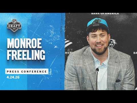 Monroe Freeling on coming to the Panthers: 'I'm home' | Carolina Panthers