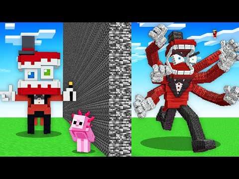 I Cheated With CRASHOUT CAINE In Minecraft Build Battle!