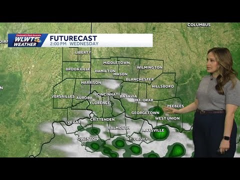 Rain moves out of Greater Cincinnati