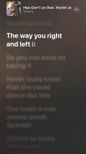 Shakira - Hips Don't Lie (ft. Wyclef Jean) Lyrics