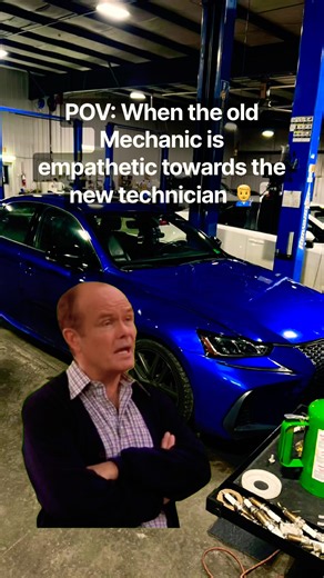 POV: The Old Mechanic Actually Feels Bad for the New Guy 😂 #shorts #mechanic #autotech #garagelife