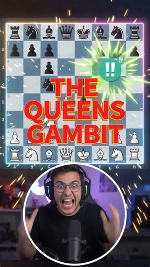 Win In 4 Moves : The Queens Gambit ! #chess #chesstactics #shorts