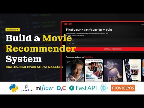 EP 5: React App Development and Final Deployment | Build a Movie Recommender System (ML to ReactJS)