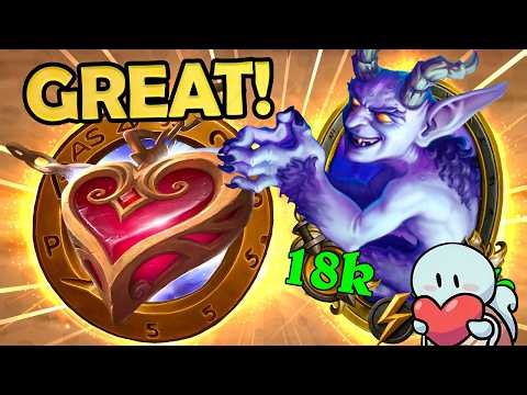 SUPRISINGLY GOOD Trinket - Demon Combo! | Hearthstone Battlegrounds