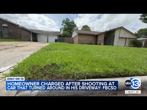 Homeowner charged after opening fire at family for turning around in driveway, police say