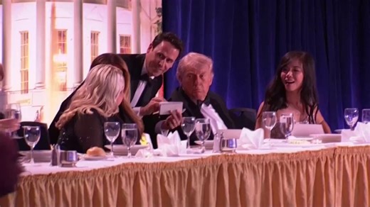 A mentalist was trying to read the president's mind. That's the detail nobody can quite get past. Oz Pearlman, the night's entertainer at the White House Correspondents' Dinner, had told reporters that morning he'd attempt to read Donald Trump's thoughts on stage, and he was actually doing it, holding up small cards while the president gestured and talked and the room of around 2,600 watched, when the gunshots started in the hallway outside the ballroom.This was Trump's first Correspondents' Din