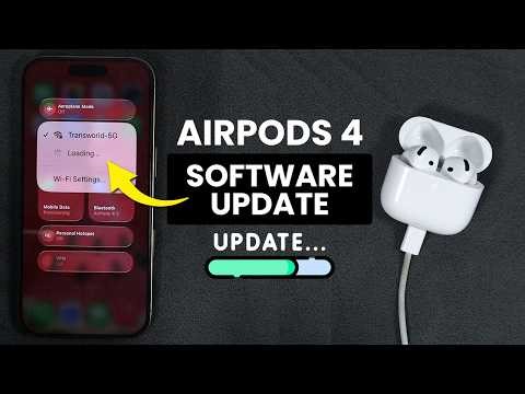 How to Update Apple AirPods 4 Firmware - Software Update