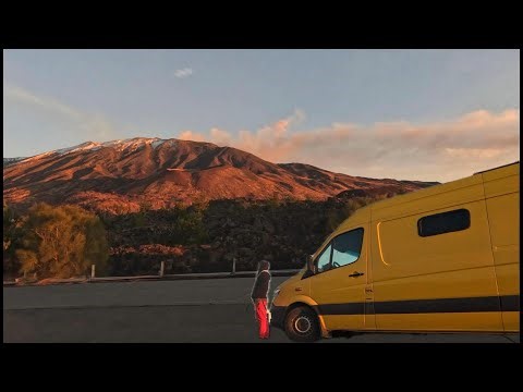 Hiking Mt. Etna Before Its Massive December 2025 Eruption 🌋 | Sicily Vanlife Adventure