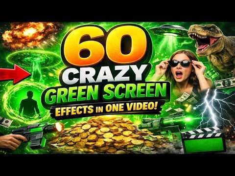 60 INSANE Green Screen Effects You NEED in Your Videos!