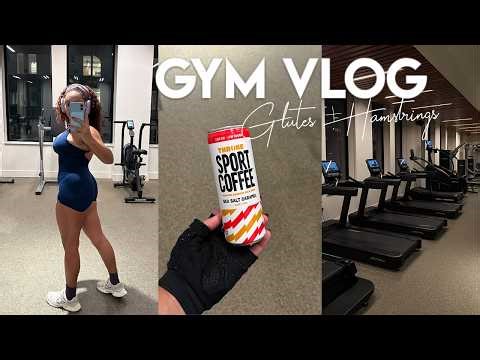 a very realistic gym vlog...lower body leg day routine for a sculpted booty