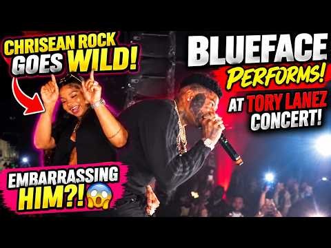 Blueface PERFORMS at Tory Lanez Concert! 😳 Chrisean Rock EMBARRASSES Him ON STAGE?! 👀🔥