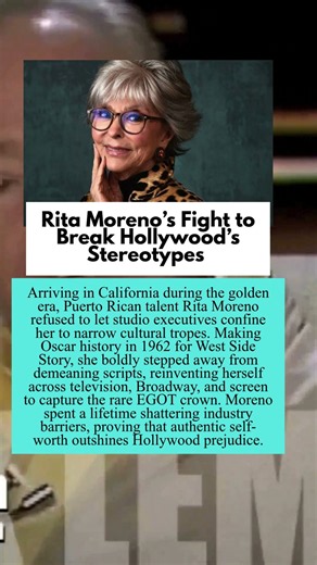 Rita Moreno’s Fight to Break Hollywood’s Stereotypes #inspiration #truestory #ritamoreno