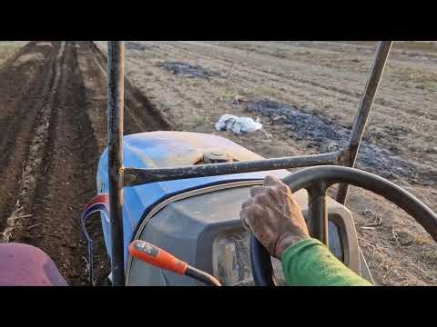 MODERN TRACTOR PREPARES RAISED BEDS FOR PLANTING! SATISFYING! - Agriculture farming