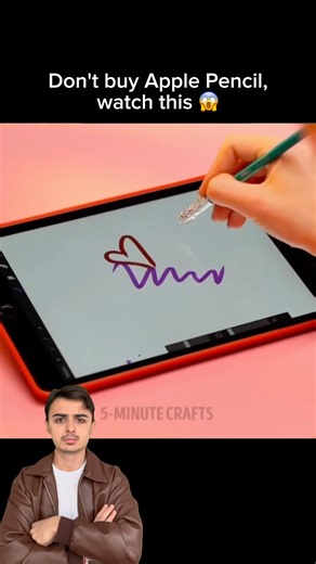 Magic Pencil Trick 🖊️😱 #shorts #apple #lifehacks #diy