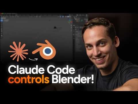 I Let Claude Control Blender and It Built a 3D World From Scratch