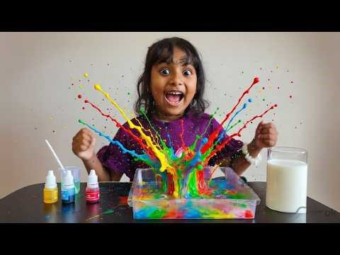 Colour explosion experiment