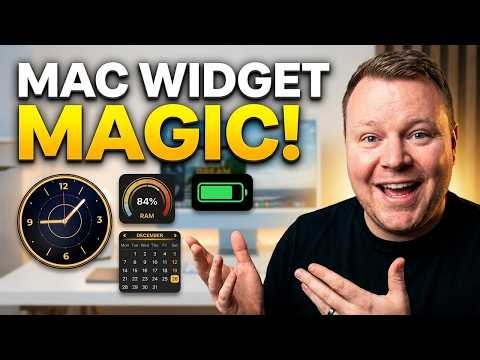How to Customize Mac Desktop Widgets with Widgeter! (Full Guide)