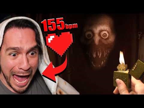 My Heart Rate VS The SCARIEST Game - Don't Play This.
