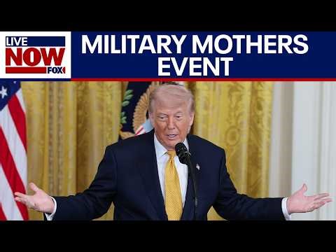 Trump, First Lady honor military moms at White House