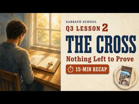 This Week's Sabbath School Lesson Recap: The Message of the Cross in 15 Minutes | Q3 Lesson 2