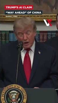 Trump Challenges China On AI | “We’re Way Ahead” As Xi Set To Meet US President | VERTEX