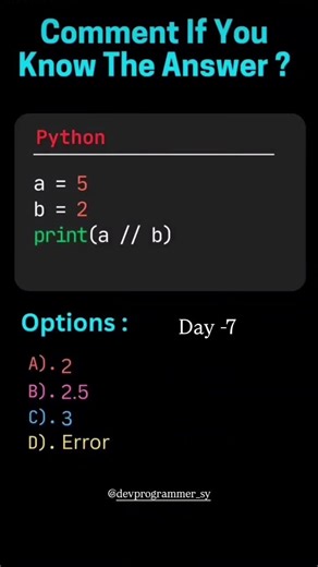 day-07 : basic python test your coding skills #70dayschallenge #pythonprogramming