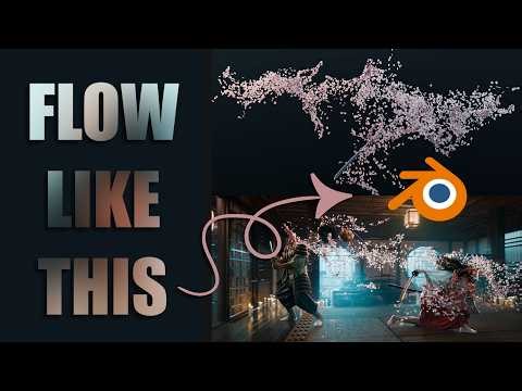 Create Epic Flower Particle Trails (Blender Tutorial)