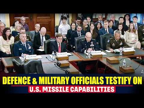 Top US Defence & Military officials testify on budget & Missile capabilities I Senate Subcommittee