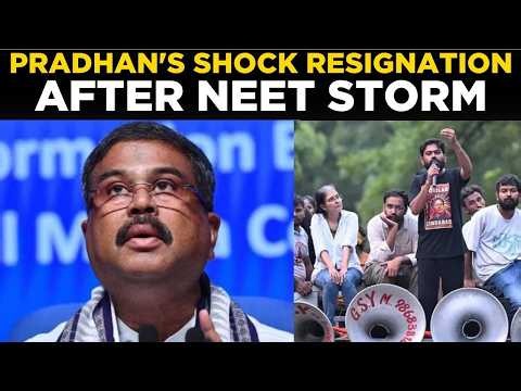 BREAKING NEWS LIVE: Dharmendra Pradhan Resigns as Union Education Minister | NEET Row Fallout